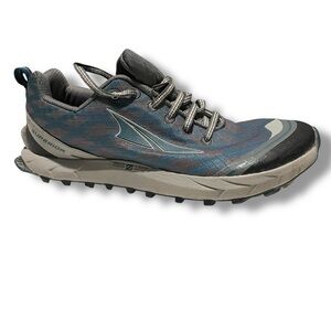 Altra Superior 2.0 Trail Running Shoes Womens 7 Blue Gaiter Trap Trail Sneaker